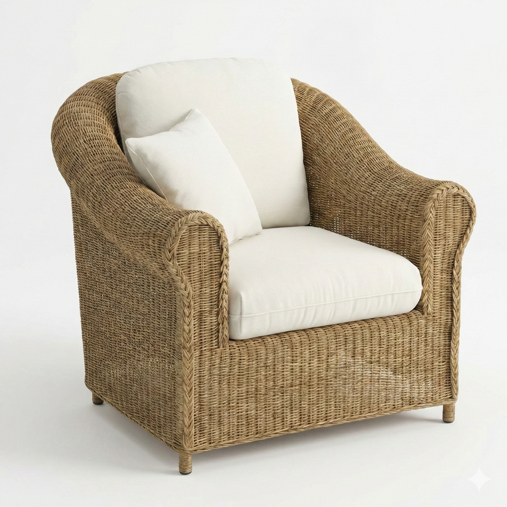 Aegan Lounge Chair - Sunbrella Natural